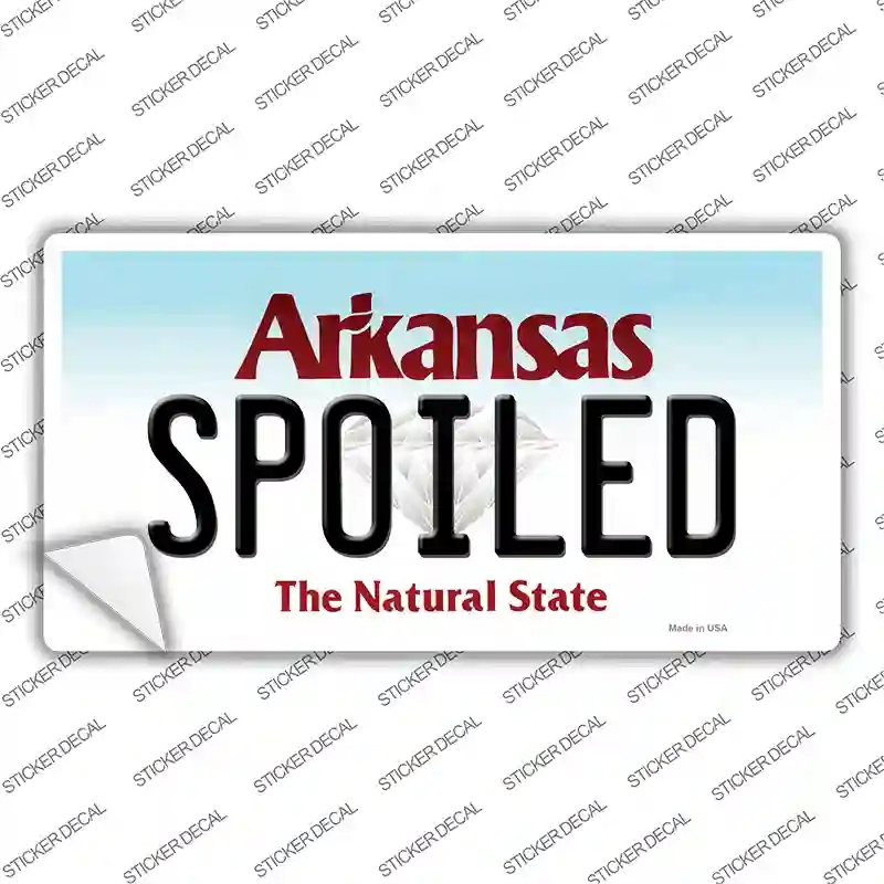 LP-10047s-S Spoiled Arkansas Novelty Sticker Decal, Small