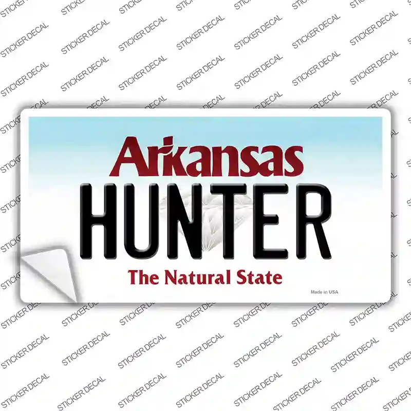 LP-10058s-S Hunter Arkansas Novelty Sticker Decal, Small