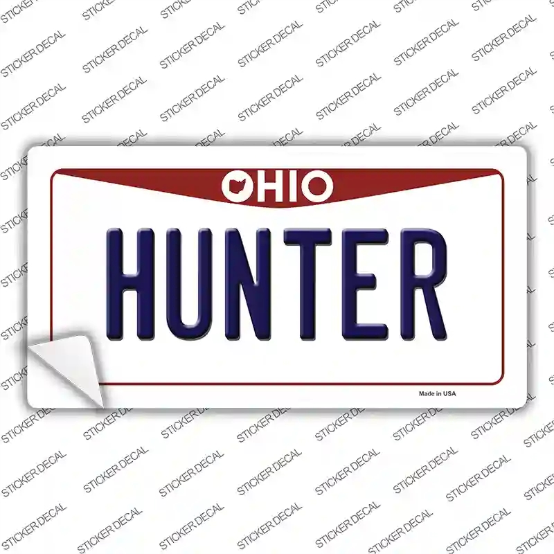 LP-10095s-S Hunter Ohio Novelty Sticker Decal, Small