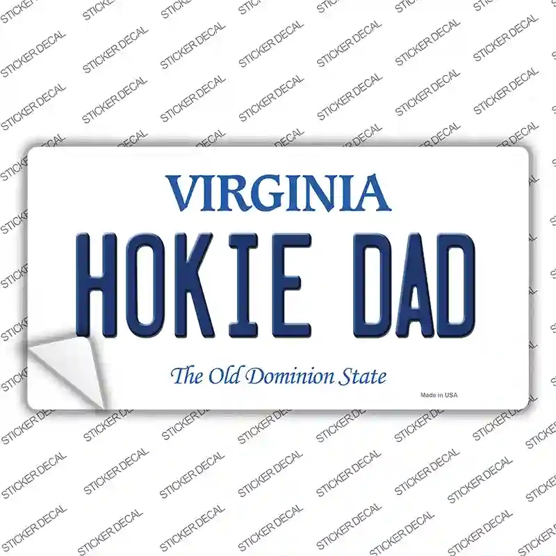 LP-10123s-S Hokie Dad Virginia Novelty Sticker Decal, Small