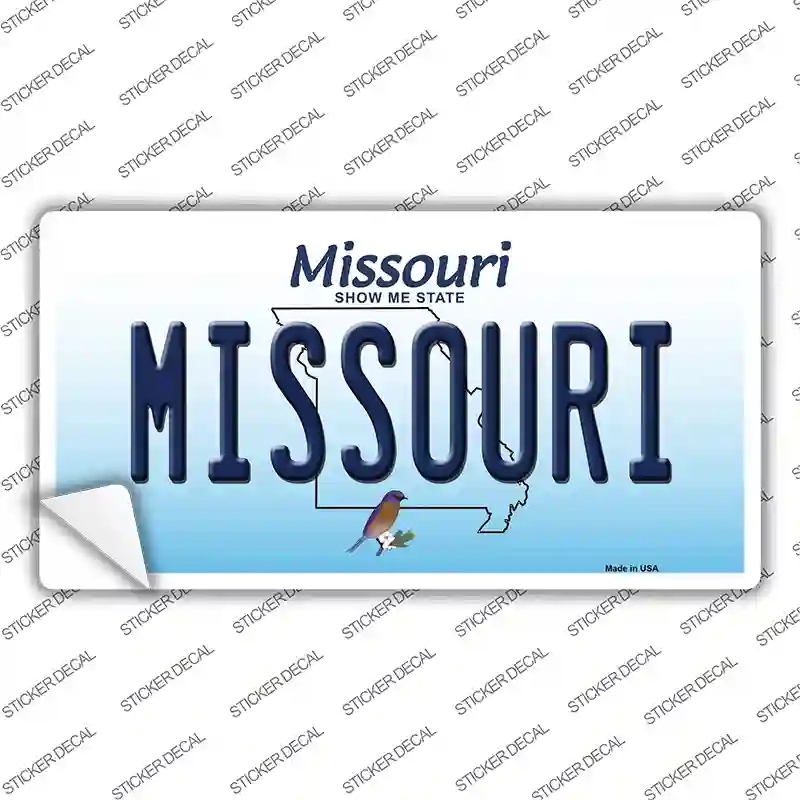 LP-10240s-S Missouri Novelty Sticker Decal, Small