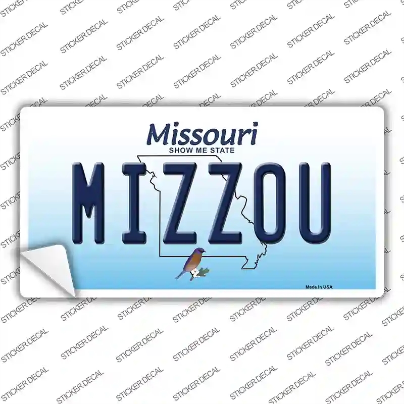 LP-10249s-S Mizzou Missouri Novelty Sticker Decal, Small