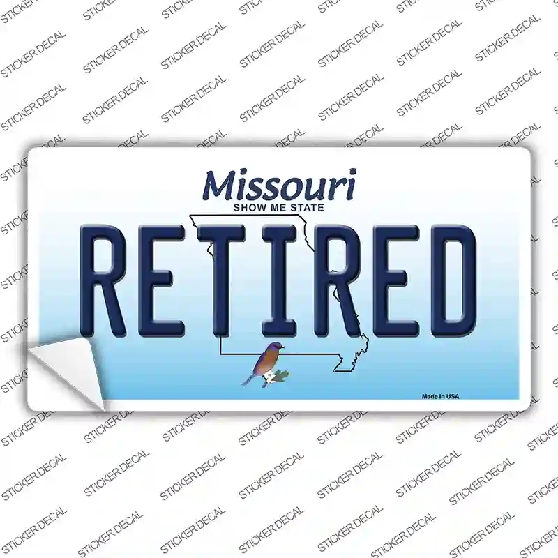 LP-10257s-L Retired Missouri Novelty Sticker Decal, Large