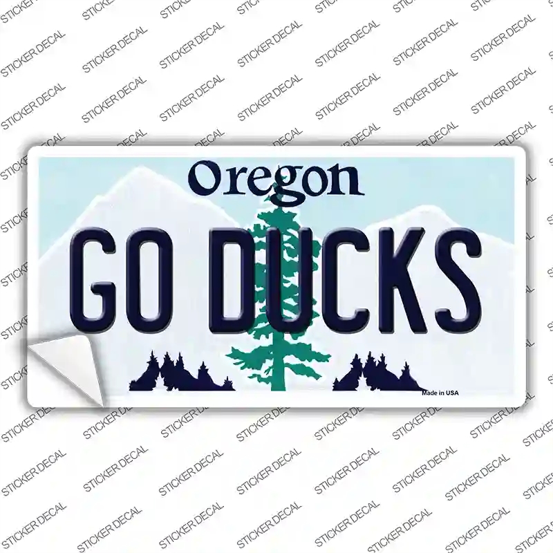 LP-10355s-L Go Ducks Oregon Novelty Sticker Decal, Large