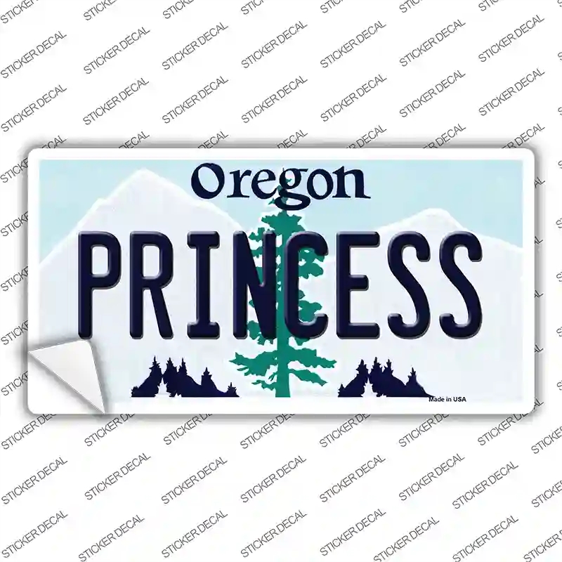 LP-10374s-L Princess Oregon Novelty Sticker Decal, Large