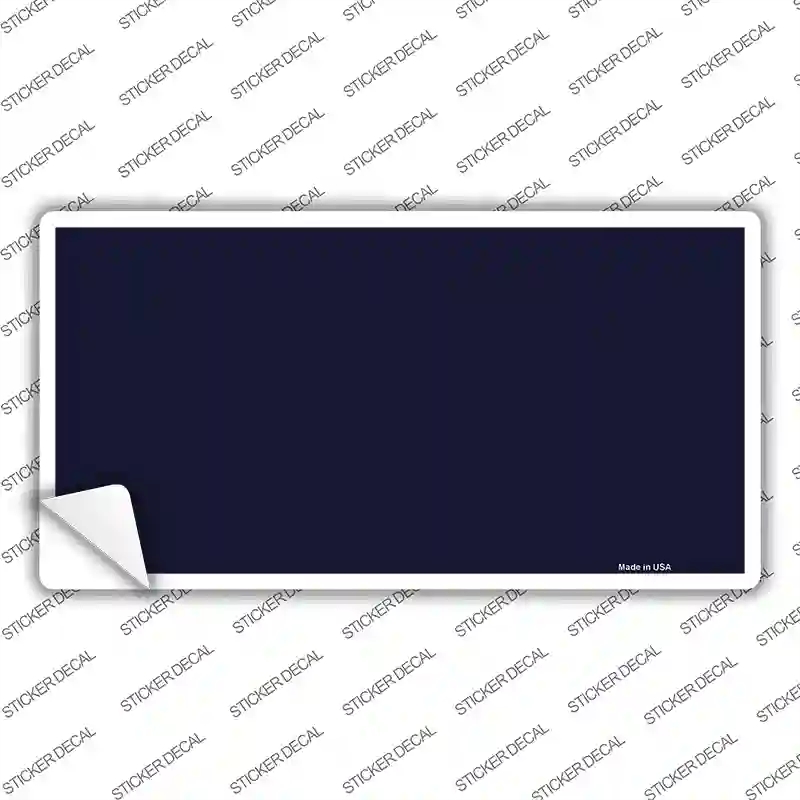 LP-2366s-L Navy Blue Solid Novelty Sticker Decal, Large