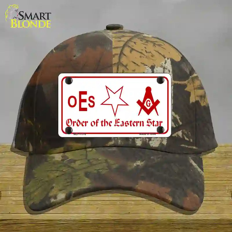 HAT06-MLP-1176 Order of the Eastern Star Novelty License Plate Hat, Cotton - Camoflauge