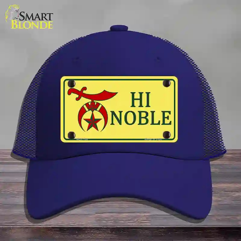 HAT18-MLP-108 High Noble Novelty License Plate Hat, Mesh - Royal Blue