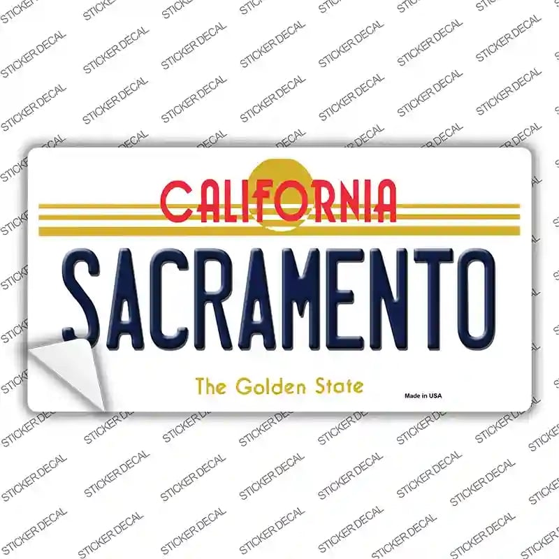 LP-11422s-S Sacramento California Novelty Sticker Decal, Small