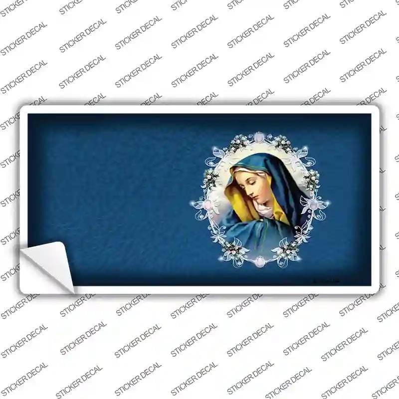 LP-7807s-S Virgin Mary Novelty Sticker Decal, Small