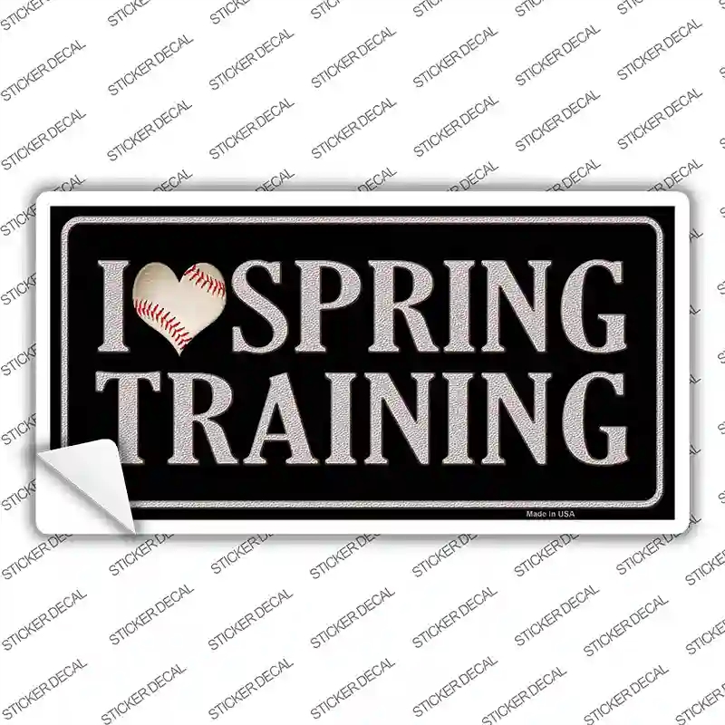 LP-8549s-XL I Love Spring Training Novelty Sticker Decal, Extra Large