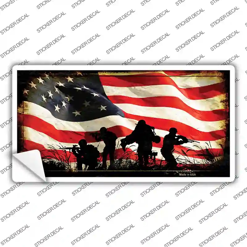 LP-8559s-L American Freedom Fighters Novelty Sticker Decal, Large