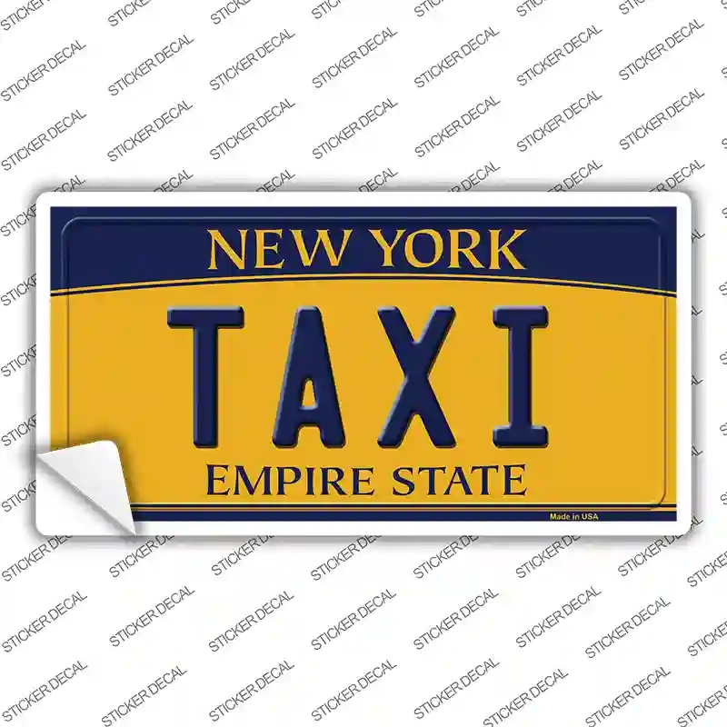 LP-8965s-XL Taxi   York Novelty Sticker Decal, Extra Large