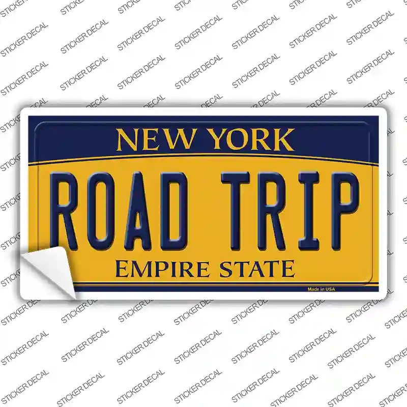 LP-9001s-XL Road Trip   York Novelty Sticker Decal, Extra Large