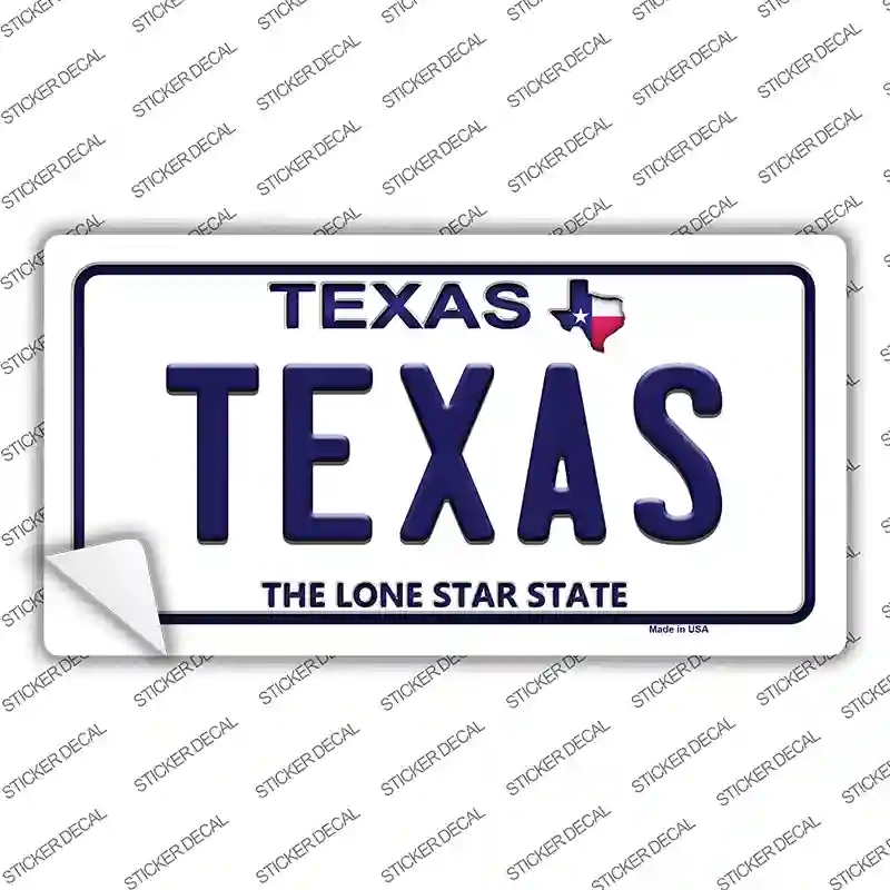 LP-9363s-XL Texas Novelty Sticker Decal, Extra Large