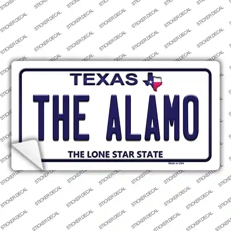 LP-9364s-S Alamo Texas Novelty Sticker Decal, Small