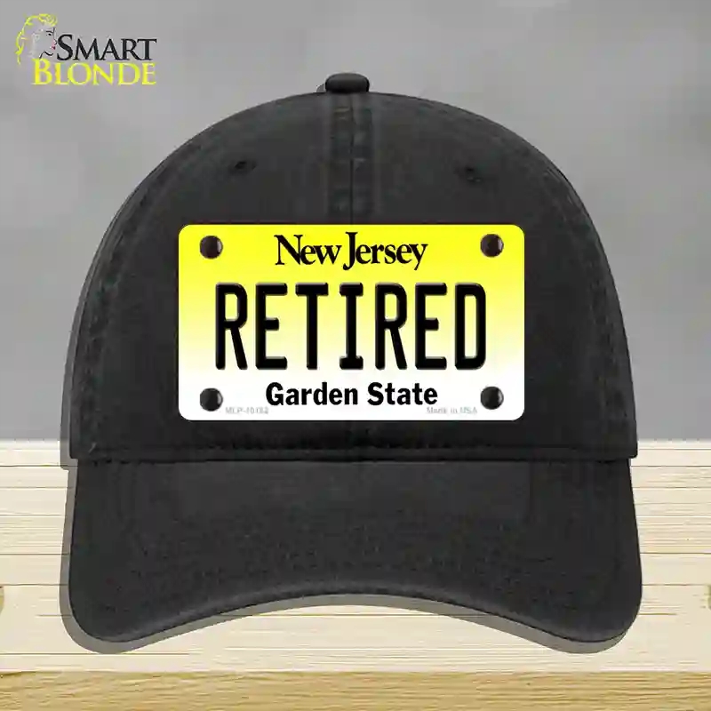 HAT07-MLP-10162 Retired   Jersey Novelty License Plate Hat, Unconstructed Cotton - Black