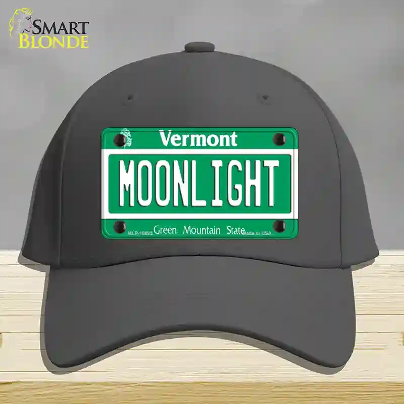HAT04-MLP-10695 Moonlight Vermont Novelty License Plate Hat, Cotton - Charcoal