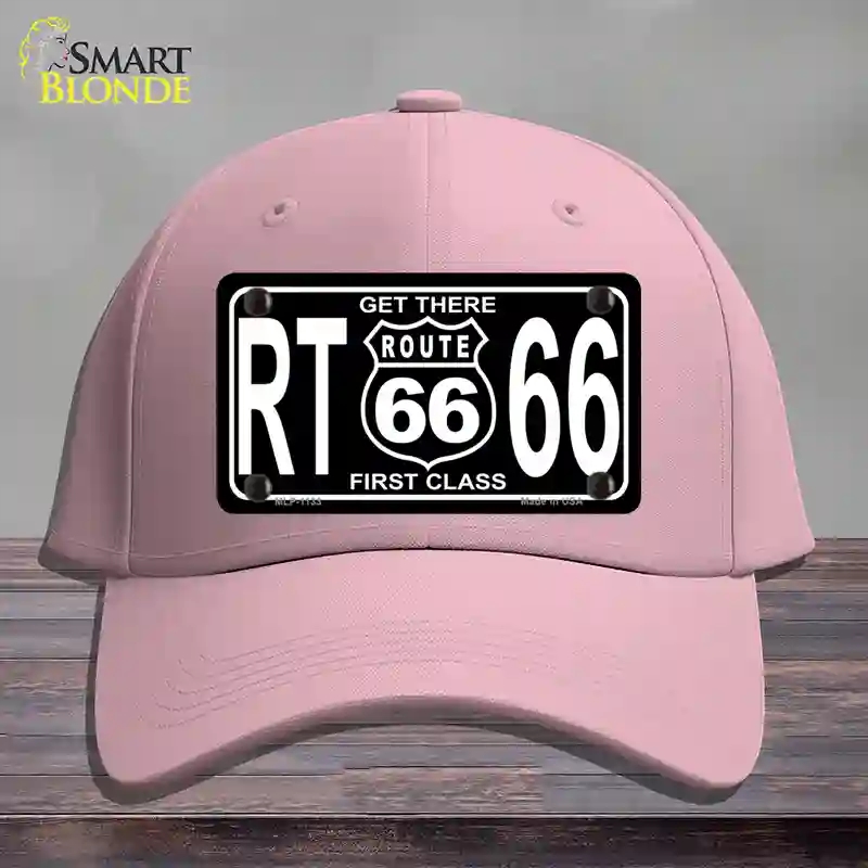 HAT05-MLP-1133 Get There 1st Class Novelty License Plate Hat, Cotton - Pink