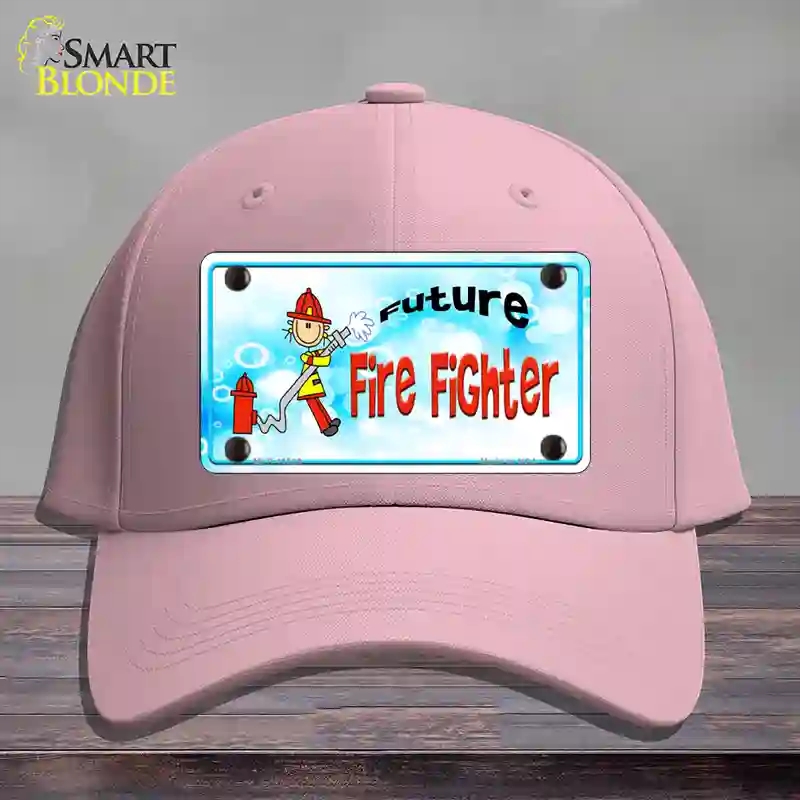 HAT05-MLP-11539 Future Fire Fighter Novelty License Plate Hat, Cotton - Pink