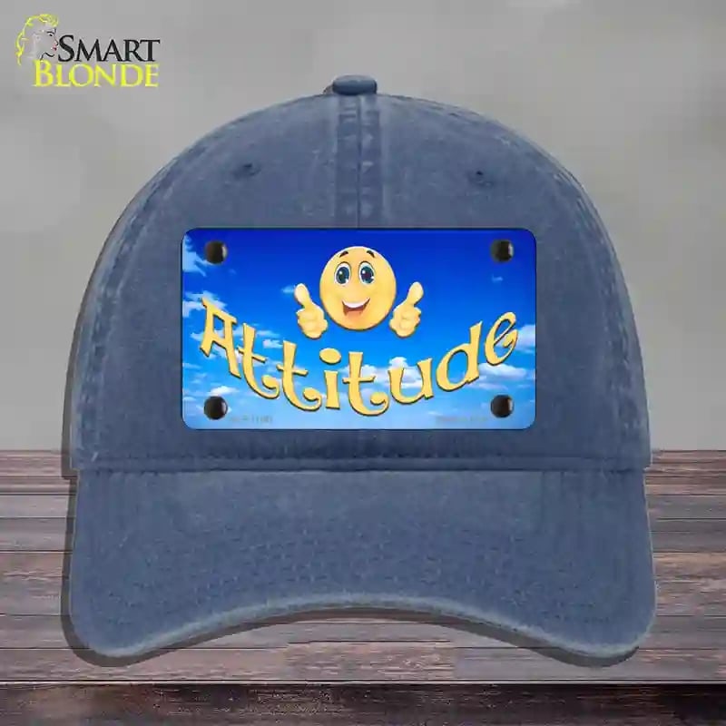 HAT11-MLP-11561 Attitude Novelty License Plate Hat, Unconstructed Cotton - Navy