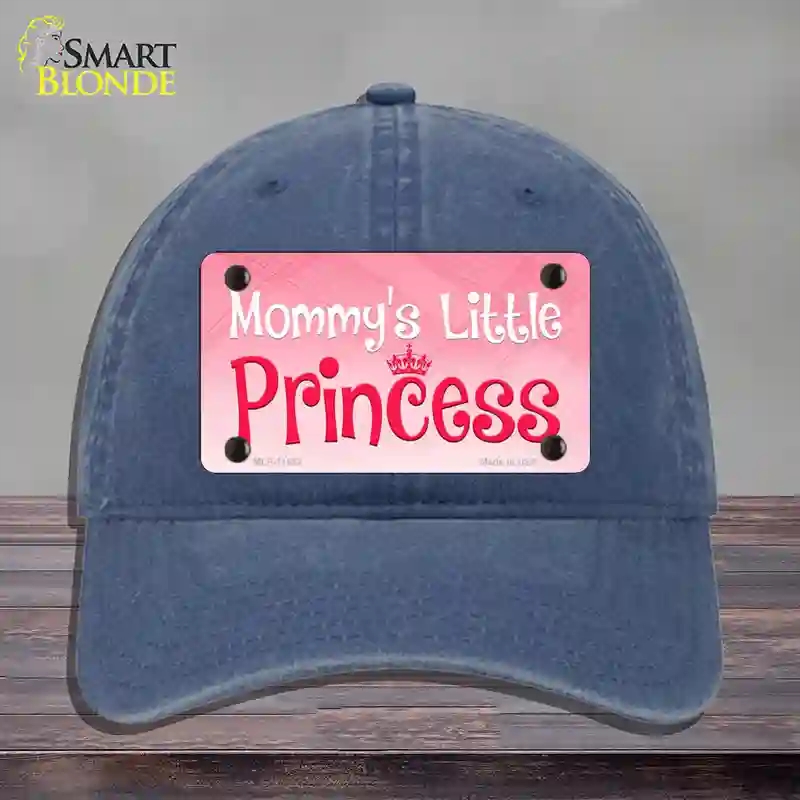 HAT11-MLP-11582 Mommys Little Princess Novelty License Plate Hat, Unconstructed Cotton - Navy