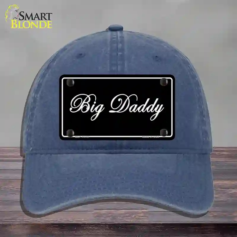 HAT11-MLP-11701 Big Daddy Novelty License Plate Hat, Unconstructed Cotton - Navy