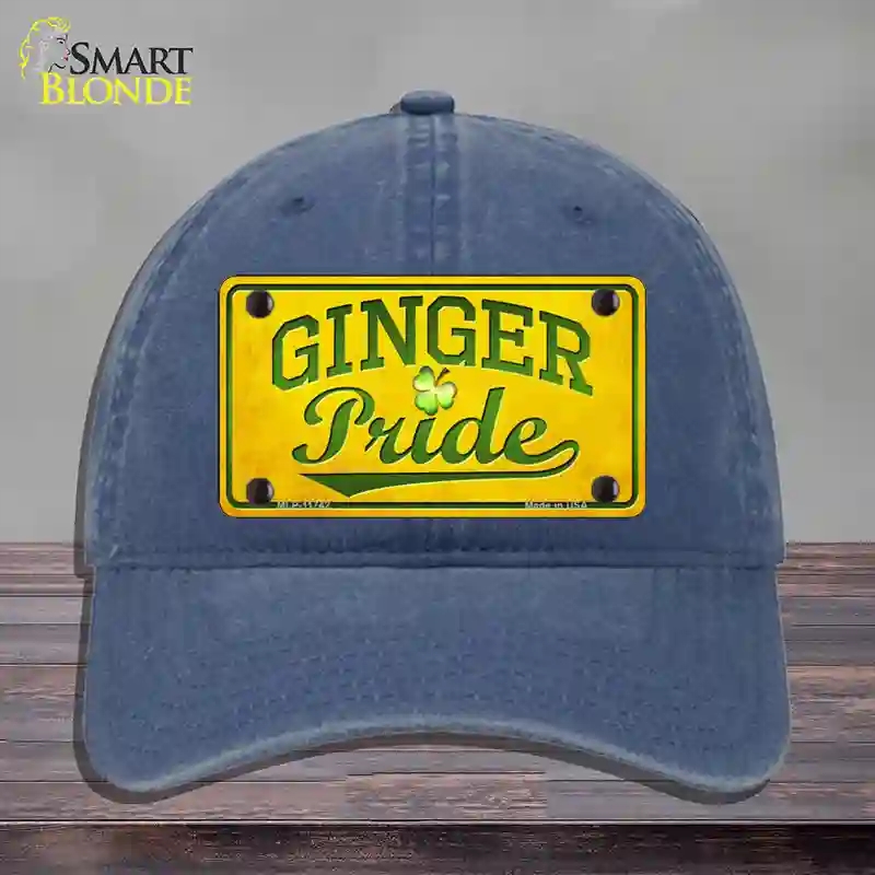 HAT11-MLP-11742 Ginger Pride Novelty License Plate Hat, Unconstructed Cotton - Navy