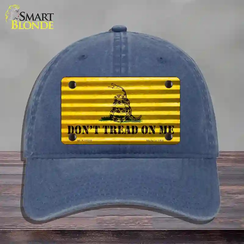 HAT11-MLP-11810 Dont Tread on Me Novelty License Plate Hat, Unconstructed Cotton - Navy