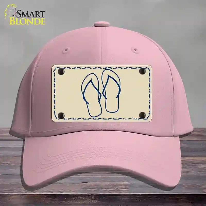 HAT05-MLP-1178 Flip Flops Novelty License Plate Hat, Cotton - Pink