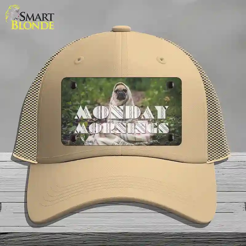 HAT15-MLP-11898 Monday Mornings Novelty License Plate Hat, Mesh - Khaki
