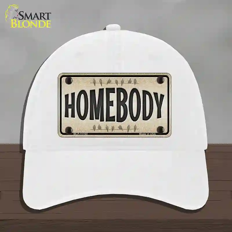 HAT14-MLP-11783 Homebody Novelty License Plate Hat, Unconstructed Cotton - White