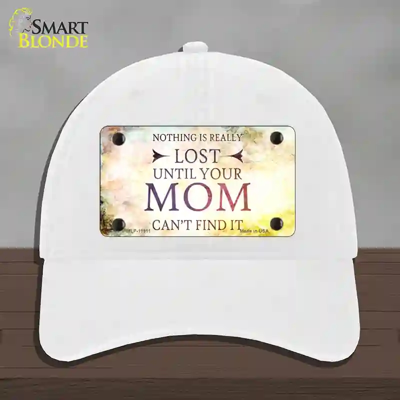 HAT14-MLP-11911 Nothing is Really Lost Novelty License Plate Hat, Unconstructed Cotton - White