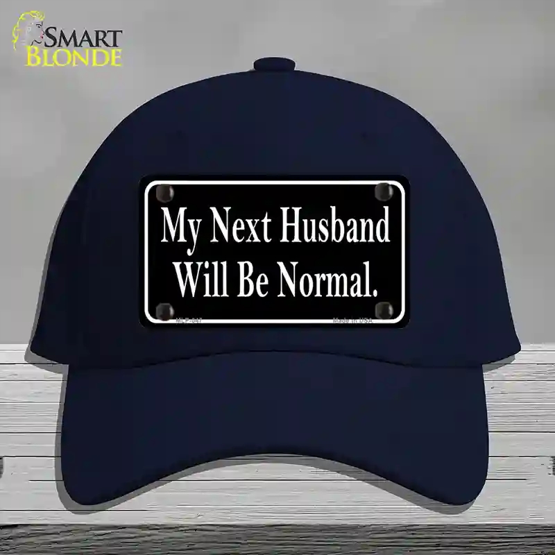 HAT20-MLP-047 My Next Husband Novelty License Plate Hat, Cotton - Navy