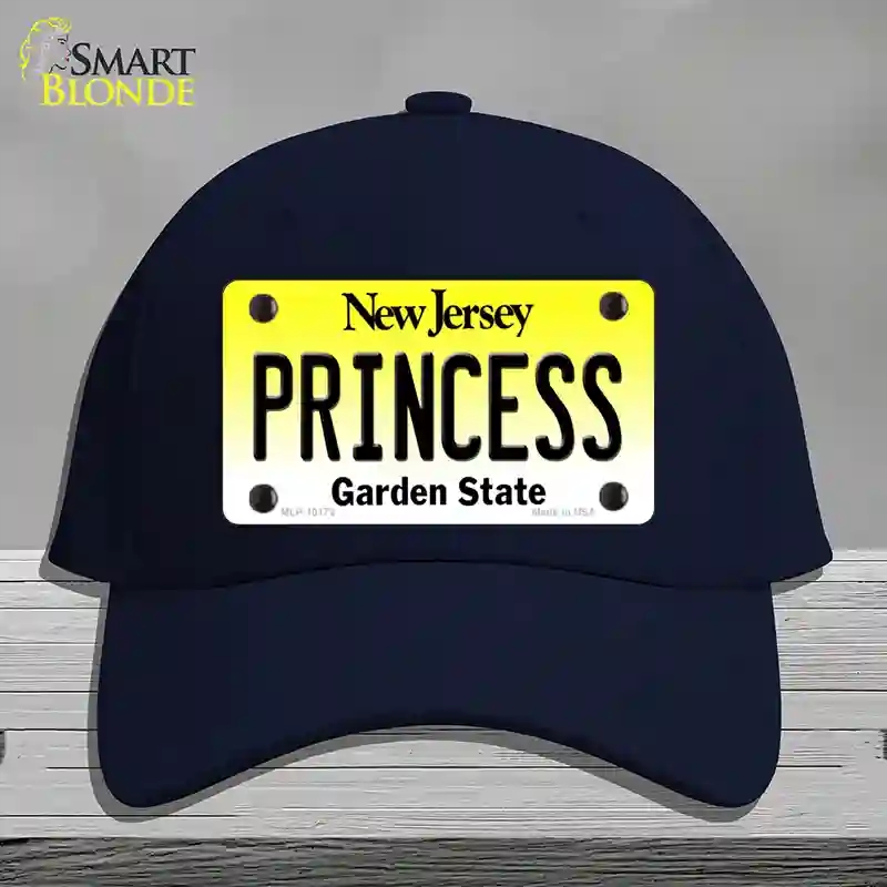 HAT20-MLP-10172 Princess   Jersey Novelty License Plate Hat, Cotton - Navy