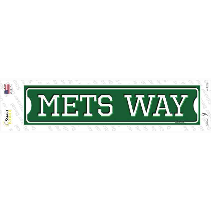 K-990s-M Mets Way Novelty Narrow Sticker Decal, Medium