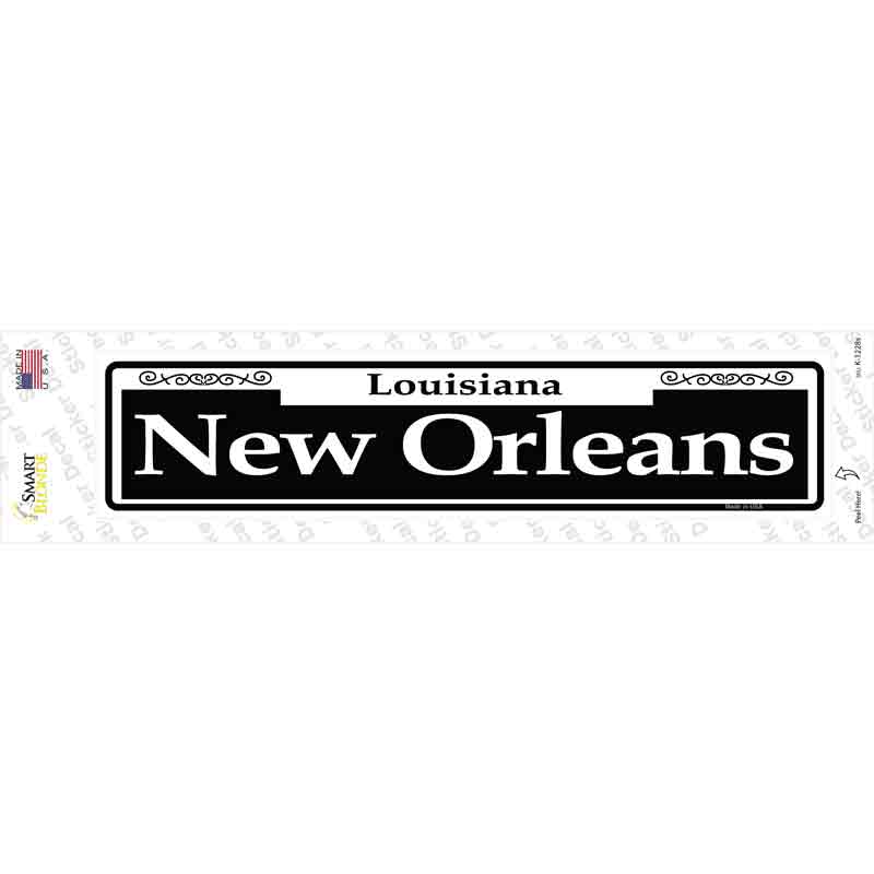 K-1228s-M   Orleans Novelty Narrow Sticker Decal, Medium