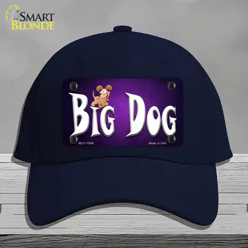 HAT20-MLP-11556 Big Dog Novelty License Plate Hat, Cotton - Navy