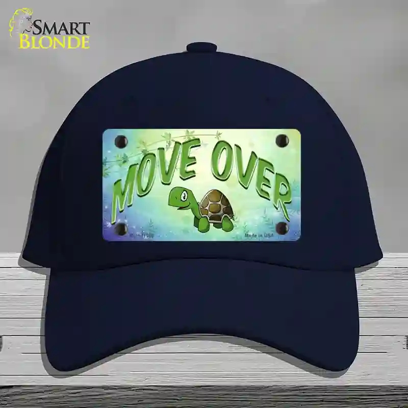 HAT20-MLP-11565 Move Over Novelty License Plate Hat, Cotton - Navy