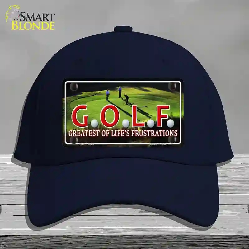HAT20-MLP-11680 Golf Novelty License Plate Hat, Cotton - Navy