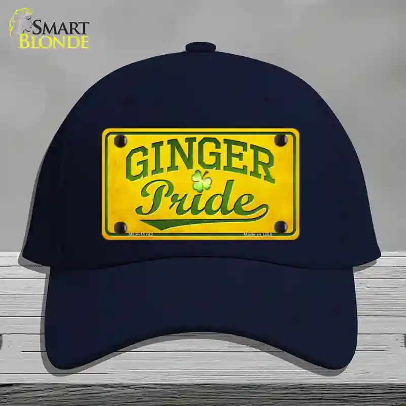 HAT20-MLP-11742 Ginger Pride Novelty License Plate Hat, Cotton - Navy