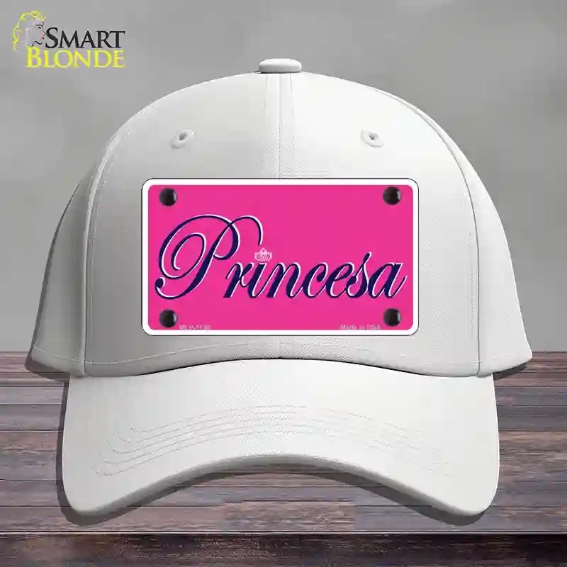 HAT21-MLP-1130 Princesa Novelty License Plate Hat, Cotton - White