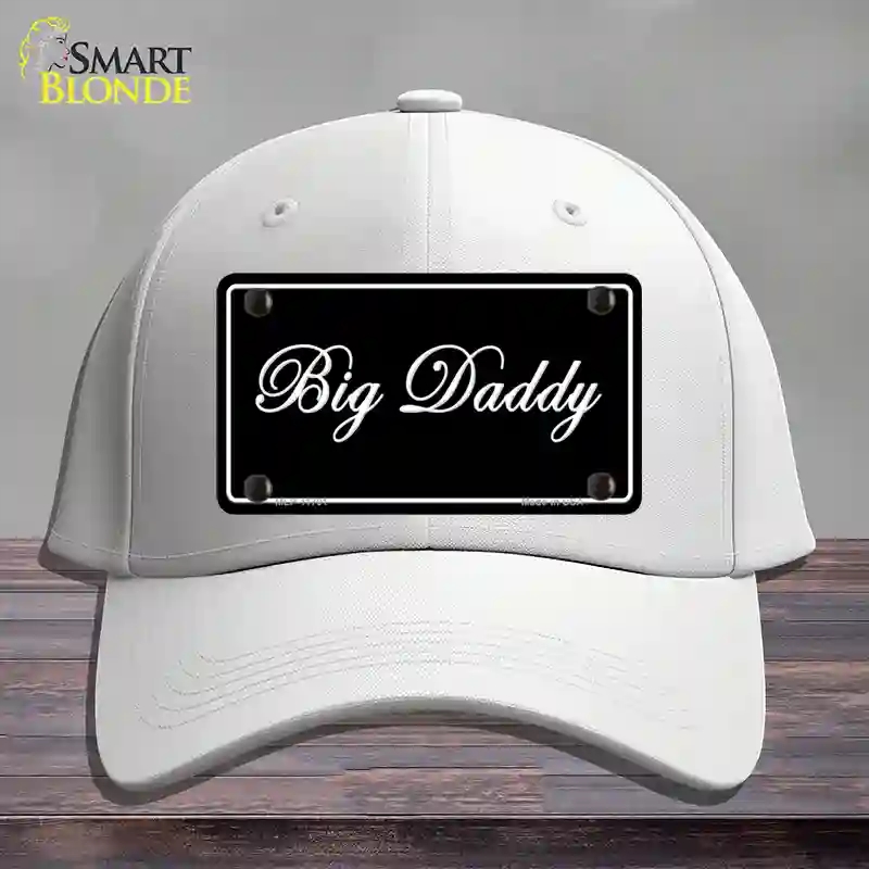 HAT21-MLP-11701 Big Daddy Novelty License Plate Hat, Cotton - White