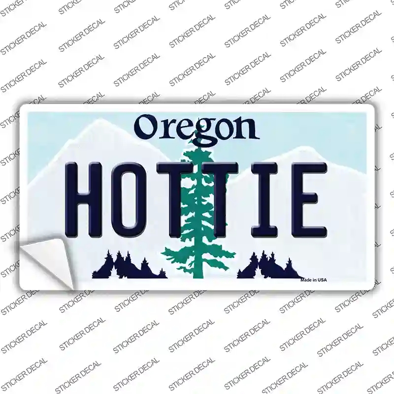 LP-10359s-S Hottie Oregon Novelty Sticker Decal, Small