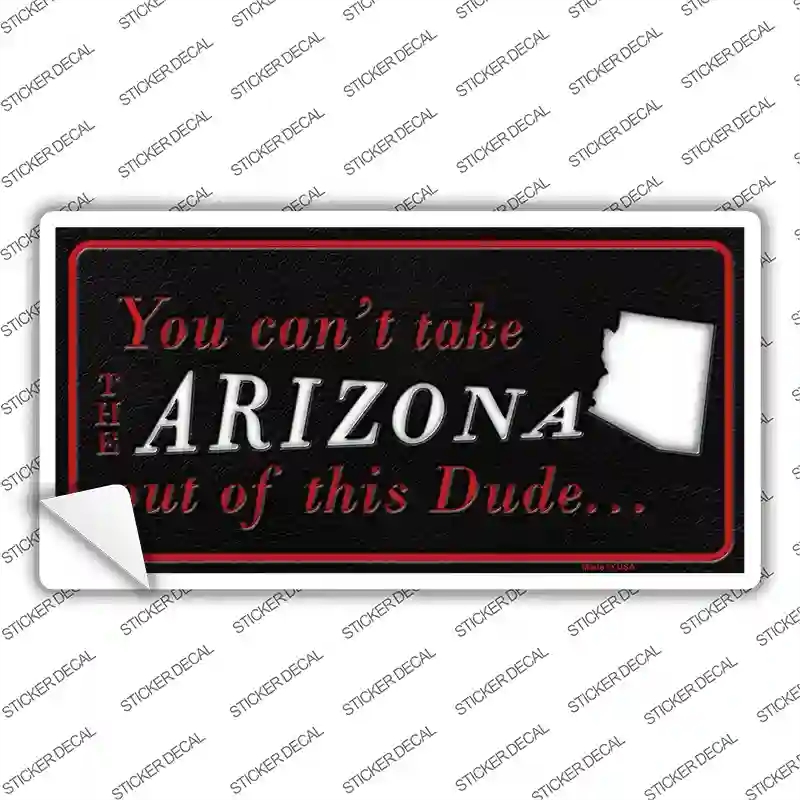 LP-11257s-L Arizona Dude Novelty Sticker Decal, Large