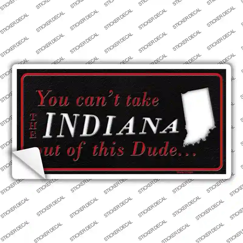 LP-11268s-S Indiana Dude Novelty Sticker Decal, Small