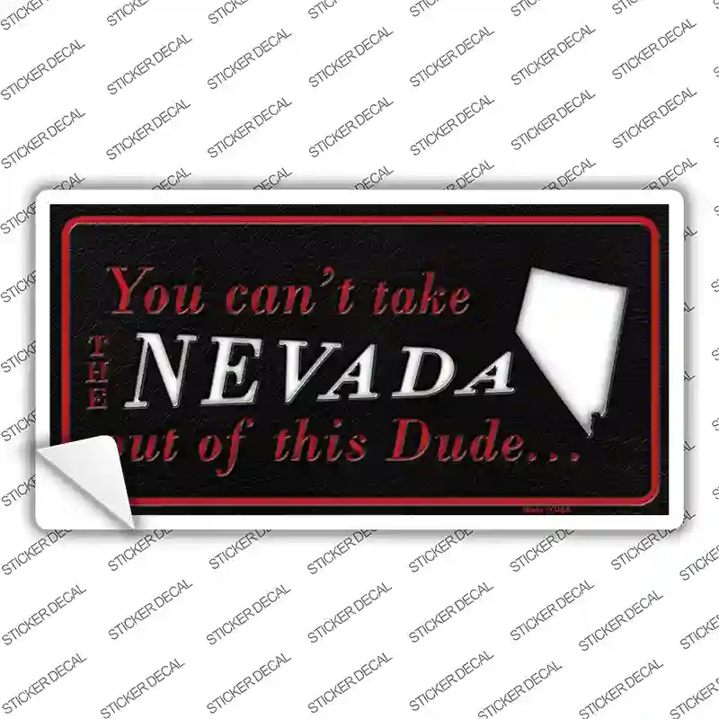 LP-11282s-S Nevada Dude Novelty Sticker Decal, Small