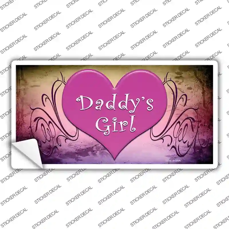 LP-11534s-L Daddys Girl Novelty Sticker Decal, Large