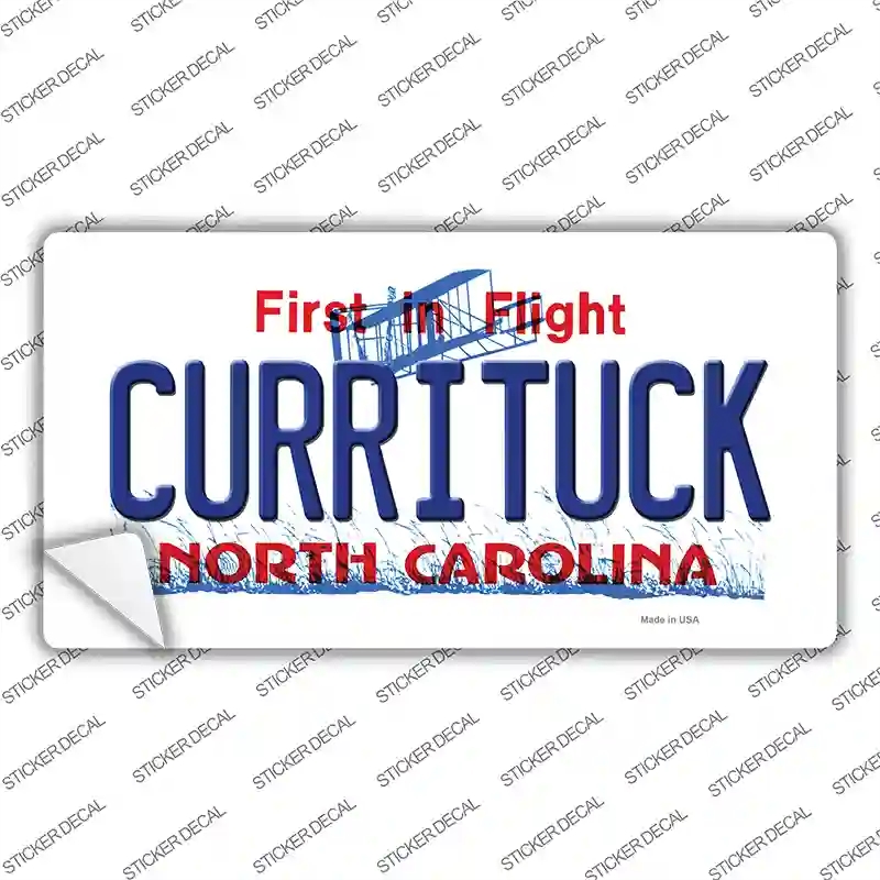 LP-12112s-XL Currituck North Carolina State Novelty Sticker Decal, Extra Large