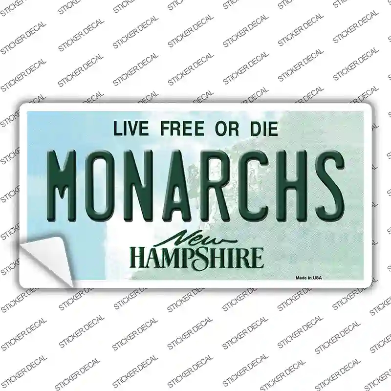 LP-12133s-S Monarchs   Hampshire Novelty Sticker Decal, Small